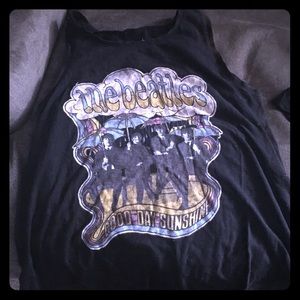 Pink Floyd and Beatles rock t